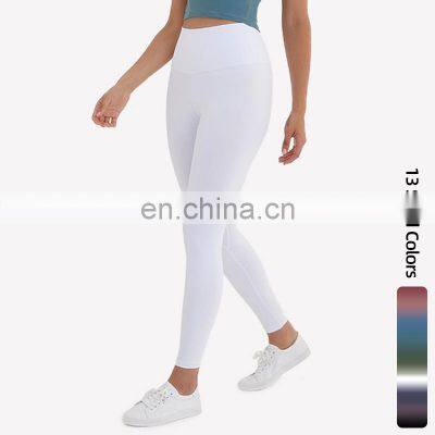 Janya Promotion special offer Wholesale women Gym Wear 87% Nylon 13% Spandex hugged felling women workout fitness leggings pants