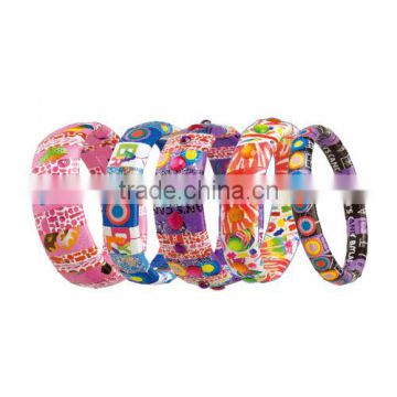 kids diy bangle/bracelet,decorate 6 bangles/bracelets with sticker wrappers&sticky gems