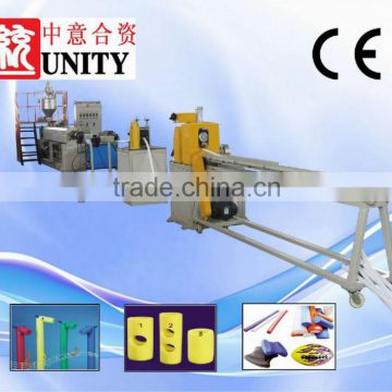 China-made Low Energy PE foam Stick extrusion machinery With CE Approved
