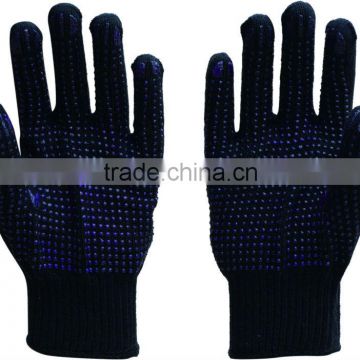 45-80g 10gauge computer machine PVC Dotted gloves for construction use