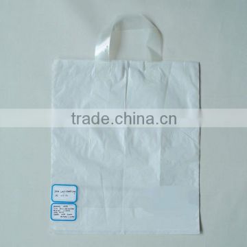 Flexi pe plastic shopping bags with loop handle