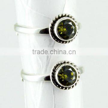 Classy !! Green CZ 925 Wholesale Silver Sterling Jewelry, Gemstone Silver Jewelry, Handmade Silver Jewelry