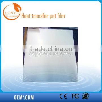 Printing on pet film,silicon coated pet film,matt release film