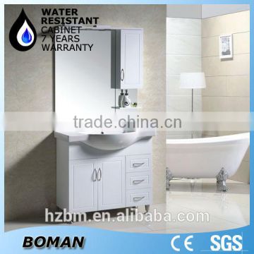 2015 new ideas floor mounted bathroom cabinet with mirror in Zhejiang