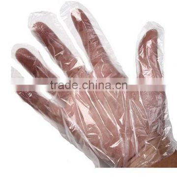 Plastic disposable glove