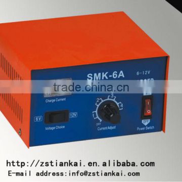12v6A Automatic and efficient car lead acid battery charger