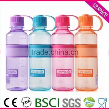 SGS BSCI 450ml 16oz custom joyshaker water bottle carrier labels