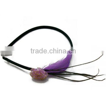Chic Feather Flower Head Band