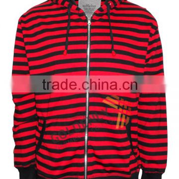 2015 last design for men's terry strips jacket hot sale in trend