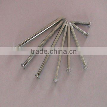 galvanized steel Concrete nail with groove (factory)