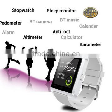 Classic design U8 smart watch for android system phones, low price sports watches, bulk buy from China wrist watch for sam sung