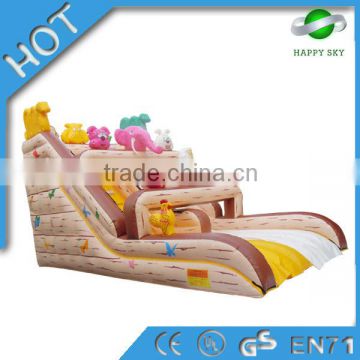 2015 Best selling inflatable slide,commercial inflatable water slides,inflatable trippo slide