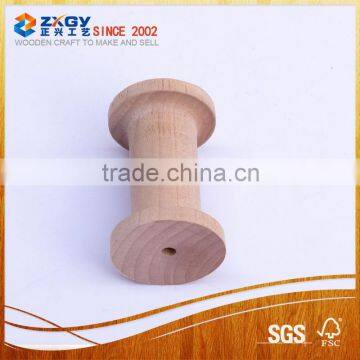 wooden spool with kraftpaper tube for optical fibers winding