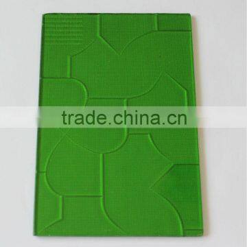 8mm Green patterned glass