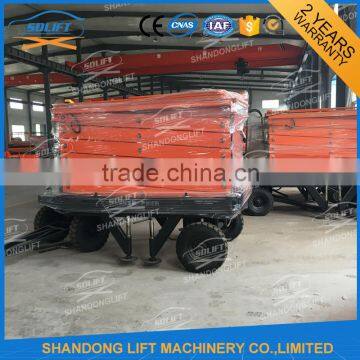 20m Automatic Mobile Scissor Aerial Working Platform Lift