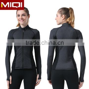 Four way stretch women gym clothing sports active wear sports active jackets
