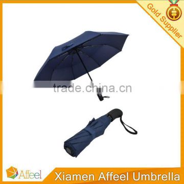 3 fold automatic umbrella wth pongee fabric
