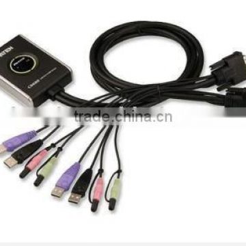 2-Port USB Cable KVM Switch