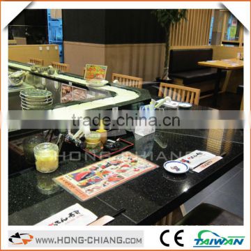 Single deck styles Sushi conveyor system- Artifical marble table
