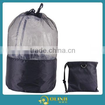 cheap foldable nylon mesh drawstring bags