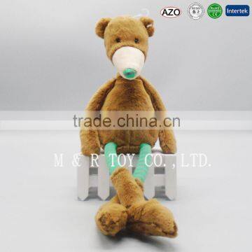 Custom Production Brown Bear Stuffed Animals with Long Legs