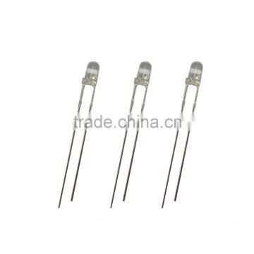 Latest ROHS certificate high luminous intensity 3mm DIP white LED