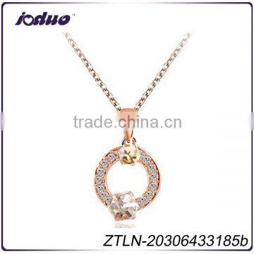 European Popular Rose Gold Pendant Fashion Necklace 2016