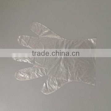 FDA certification embossed/clear Disposable household HDPE gloves