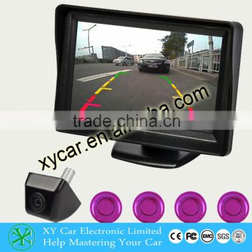 4.3inch car digital monitor and parking sensor system XY-8440