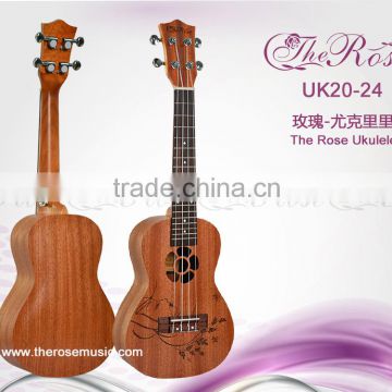 China guitar concert all sapele mahogany neck rosewood fingerboard ukulele