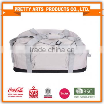 SMETA Sedex audit 4p factory large compartment duffle gym bag for wholesale