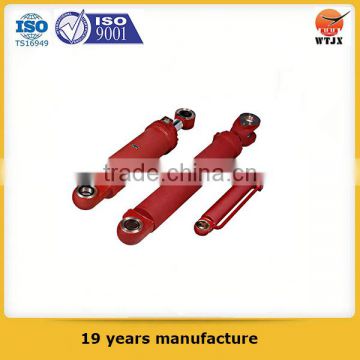 Quality assured piston type welded hydraulic loader cylinders