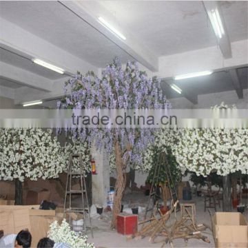 SJ201710033 China manufacturer fake purple pudding flower blossom tree