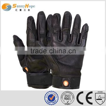 Sunny hope fashion studs outdoor synthetic leather cycling gloves