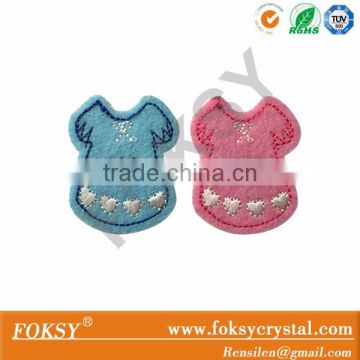 Baby clothes design iron on embroidered patches for kids