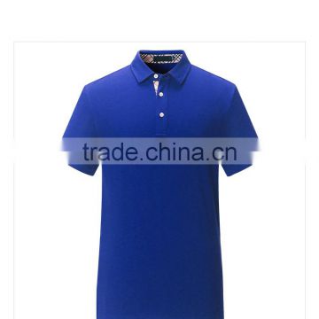 Royal Blue Mens Cotton Workwear Polo Shirt Men