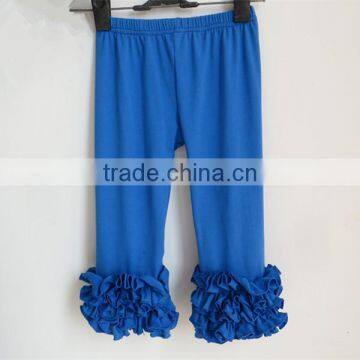 XF-149 wholesale baby Girls Ruffle Legging pants Kids Solid Color Icing trouser