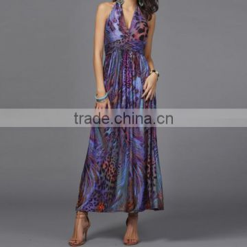 2017 New Design One-piece Long Dress