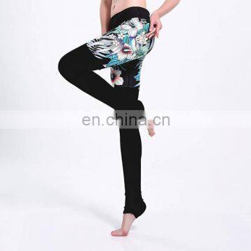 Sublimated wholesale dri fit running tights plus size leggings