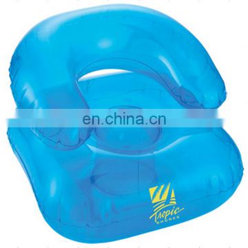 ICTI Approved Phthalate Free ASTM EN71PVC Air sofa chair Transparent inflatable sofa