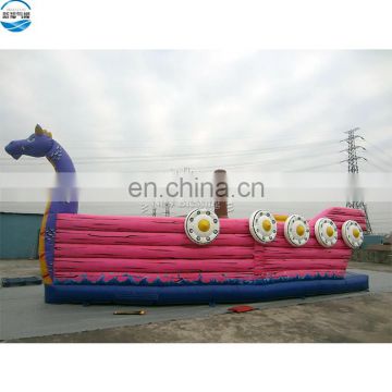 Factory Inflatable PVC Tarpaulin 10X4X4M Sea Monster Boat, Jumper Castle Bouncer House for Sale