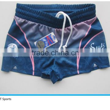 custom soft shorts competition netball shorts made in china