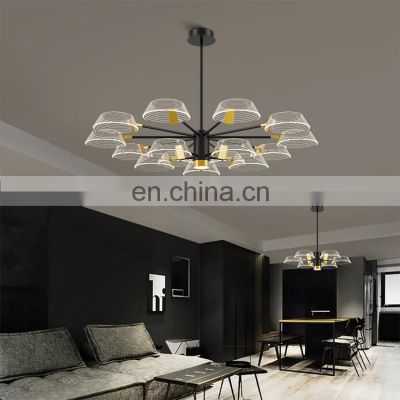Professional Factory Indoor Fashion Decoration Living Room Bedroom LED Modern Chandelier Lamp