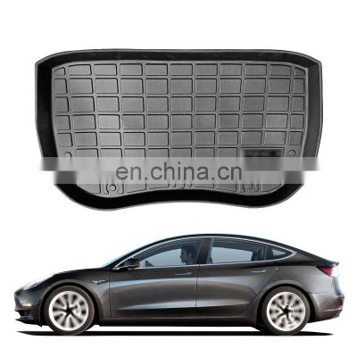 TPE Front Trunk Mat For Tesla Model 3 2020 Waterproof And Odorless Mat