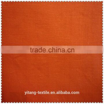 orange linen cotton blended fabric