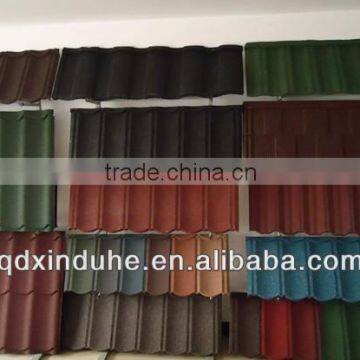 types of stone coated roof tile