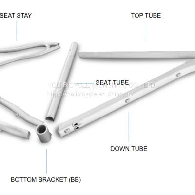 Bicycle frame tube aluminium alloy pipe CKD frame tube bicycle parts bicycle tube