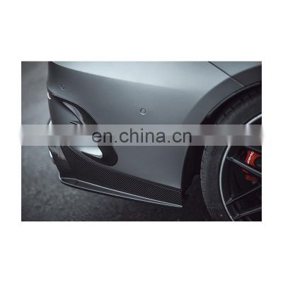 Rear Bumper Canards Car Parts Side Skirts Extensions 100% Dry Carbon Fiber Material Military Quality For BENZ CLA45 W118