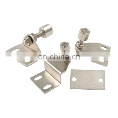 Aluminum profile door stopper Industrial accessories adjustable door stopper triangle strong magnet door stop 30/40