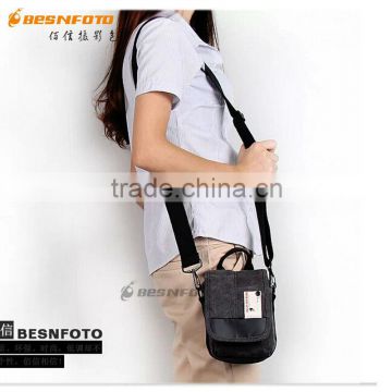 Besnfoto Small size Mirrorless gear bag Canvas Shoulder Bag for men